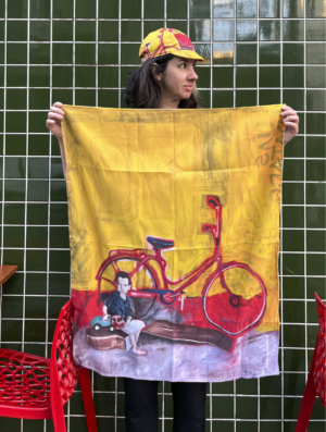 Pré-venda/Bandeira Bicicleta Cuida + Berdigamo
